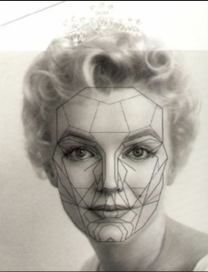 Marilyn Monroe wearing the mask